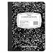 Mead Square Deal Composition Book, 100-sheets, College Ruled, Black Marble (09932)