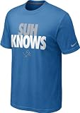 Ndamukong Suh Detroit Lions Blue Nike "Suh Knows" T-Shirt