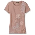 Beaded Rose Crewneck T-Shirt