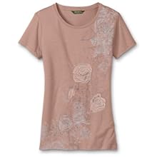 Beaded Rose Crewneck T-Shirt