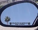 (2) Mirror Decals " OBJECTS IN MIRROR ARE LOSING" for PORSCHE BOXSTER S TURBO 911 912 914 928 930 944 968 996 CARRERA 2 GT GT2 4 4S RS CAYMAN CAYENNE GT3 356 TARGA CABRIOLET
