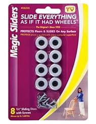 Magic Sliders 08200 Screw-On Floor Slide 3/4" Round