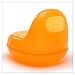Offi Kids Kapsule Chair in Luminous Orange