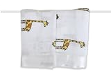 aden + anais 2 Pack Cotton Muslin Issie Security Blankets, Duke Giraffe