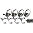 Four-Pack Titanium Series Headphones w/ 1/8 plug