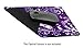 Gaming Mouse Pad - Non-Slip Rubber Base, Smooth Surface for Precise Mouse Control, Ideal for Laptop, Office Use - 9.5 x 7.9 Inch - Purple Butterflies