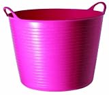 TubTrug SP42PK Large Pink Flex Tub, 38 Liter