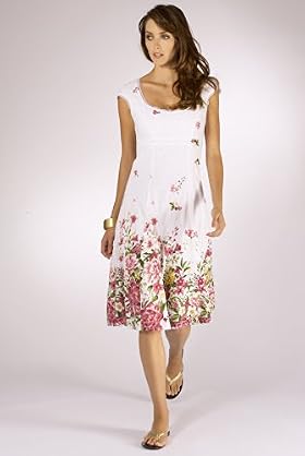 Per Una Schiffli Border Dress - Marks & Spencer