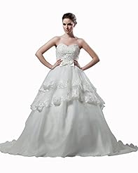Sweetheart Floral Print Off the Shoulder Organza/Satin/Tulle Applique  Backless Beaded Lace-Up Evening Dress  With a Bow(s)