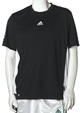 adidas Men's Football Signature Climalite Jersey, Black/White, Medium