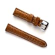 BANDA WYOMING BUFFALO LEATHER CHRONOGRAPH SPORT PANERAI BREITLING WATCH BAND STYLE DESIGN-REAL ITALIAN CALF LEATHER-24 mm HONEY COLOR