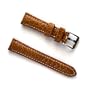 BANDA WYOMING BUFFALO LEATHER CHRONOGRAPH SPORT PANERAI BREITLING WATCH BAND STYLE DESIGN-REAL ITALIAN CALF LEATHER-24 mm HONEY COLOR