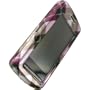 Premium Designer Hard Crystal Snap-on Case for LG Vu CU920, CU915 - Cool Hot Pink Diamond Checker Print