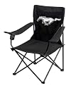 On The Edge Marketing OTE-810034 Mustang Pony Black Folding Chair