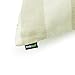 Lavievert Decorative Ramie Cotton Square Throw Pillow Cover Cushion Case Handmade Taupe and Khaki Stripe Toss Pillowcase with Hidden Zipper Closure 18 X 18 Inches (for Living Room, Sofa, Etc)