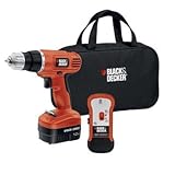 Black & Decker GCO12SFB 12-Volt Ni-Cad 3/8 inch Cordless Drill/Driver with Storage Bag and Stud Sensor