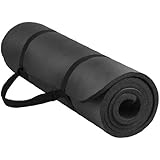 BalanceFrom GoYoga All-Purpose 1/2-Inch Extra Thick High Density Anti-Tear Exercise Yoga Mat with Carrying Strap