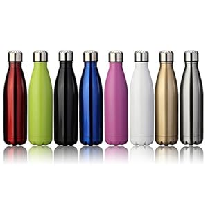 KING DO WAY 17oz Double Wall Vacuum Insulated Stainless Steel Water Bottle Perfect for Outdoor Sports Camping Hiking Cycling, with a Cleaning Brush for Free Gift