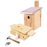 VOGELHAUS KINDER-BAUSATZ NISTKASTEN HOLZ WERKZEUG