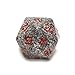 Jumbo d20 Counter - Speckled 34mm Dice: Granite