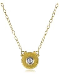 GURHAN "Droplet" White Diamond Pendant Necklace On Chain Necklace
