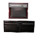 Perry Ellis Pebble Leather Passcase Wallet ~ Black