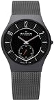 Skagen Black Titanium Mesh Mens Watch 805XLTBB1