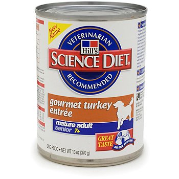 Hill’s Science Diet Senior Gourmet Turkey Entrée Canned Dog Food