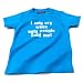 I only cry when ugly people hold me T-shirt, punk blue 6-12 months