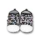Infant Toddler Girls Black and White Printed Canvas Sneaker
