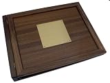 Weems & Plath Boat Log Book Teak Cover ( Blank Plate ) - cod. B000BUNMVI