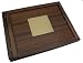 Weems &amp; Plath Boat Log Book Teak Cover (Blank Plate)