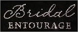 Bridal Entourage Iron On Rhinestone Crystal T-shirt Transfer