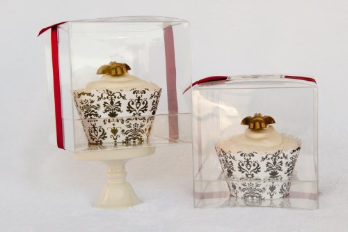 Clear Cupcake Boxes - 3in. X 3in. X 3in. (set of 12)