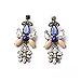 Fun Daisy Elegant Crystal Blue Fashion Earrings - ed00551