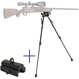 Ade Advanced Optics Hunter's 13"-23" Heavy Duty Long Bipod + Free Pictinny Rail Adptor
