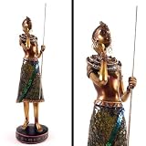Crackled Glass African Warrior