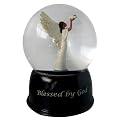 Blessed By God Waterglobe - White (5")