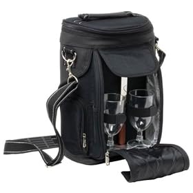 True Fabrications Outdoor Picnic Set and Wine Tote (includes 2 glasses, 1 cheese board, 1... by Truefabrications