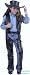 Child's Cowboy Leather Chaps & Vest Costume Size: Large