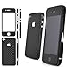 niceEshop(TM) Full Body Skin Wrap for Apple iPhone 4 4S(Black) with Screen Protector