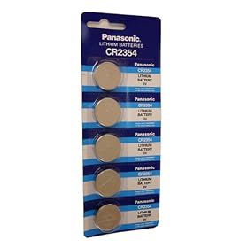 Panasonic Lithium Battery CR2354 Pack of 5 Batteries by Panasonic