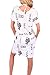 INGEAR Beach Summer Shift Dress Short Cotton Tee Dress Cover Up