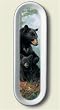 Spoon Rest ~ Black Bears ~ 11 inches x 3.5 inches ~ heavy ceramic ~ code 259