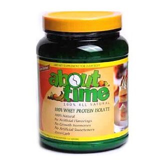 About Time, Whey Isolate Protein Peaches, 2.0 Lb (Pack of 48)