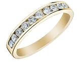 Diamond Anniversary and Wedding Band 1/2 Carat (ctw) in 14K Yellow Gold