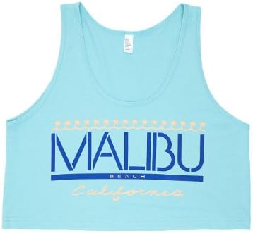 Screen Printed Power Wash Crop Top - Malibu Local - High Dive / XS
