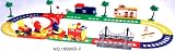 23-pc Cartoon Happy Train - Motorized Light and Sound Train Set