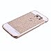 Samsung Galaxy S6 Case,Doopoo TM Luxury Bling Diamond with Crystal Rhinestone Vibrant Trendy Color Slider Style Hard pc Case for Samsung Galaxy S6 (Samsung Galaxy S6, Gold)