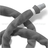 6-Foot Snuggle Hose Soft Fleece Cover for CPAP Hoses & Tubing (Light Gray)